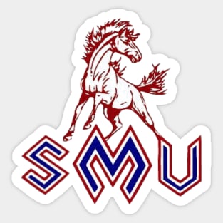 SMU Band Logo Retro Sticker